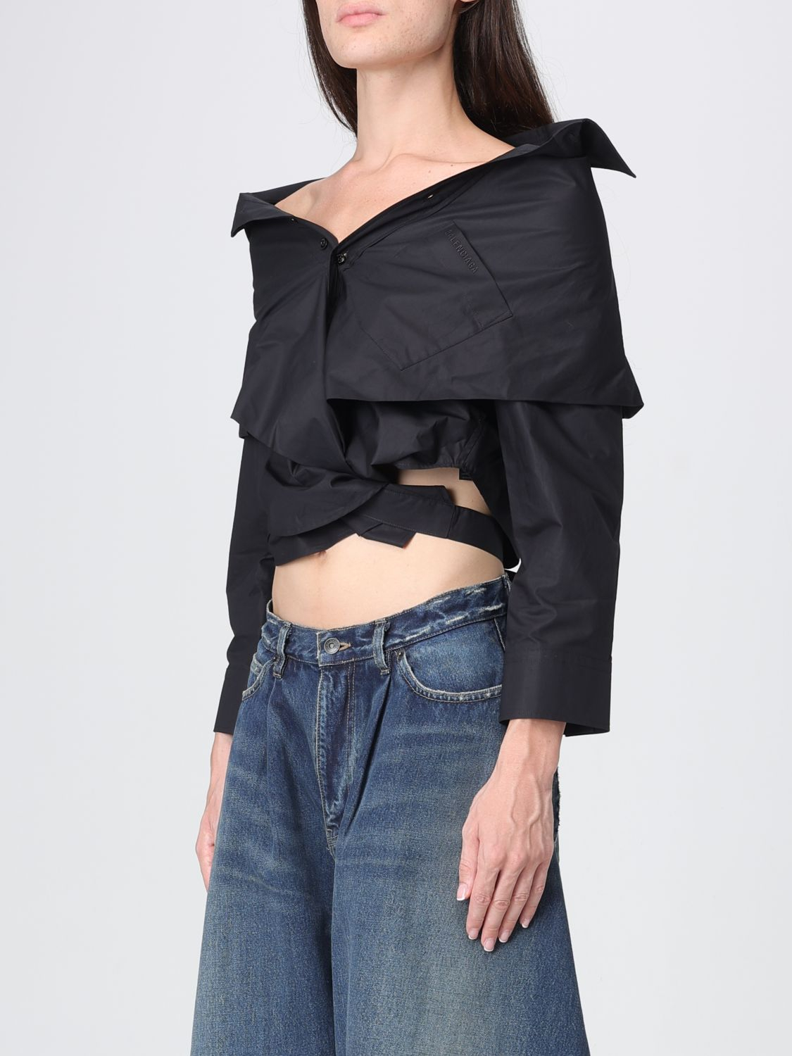 [Balenciaga] Shirts Long Sleeve FW26 872123TRM28 1000