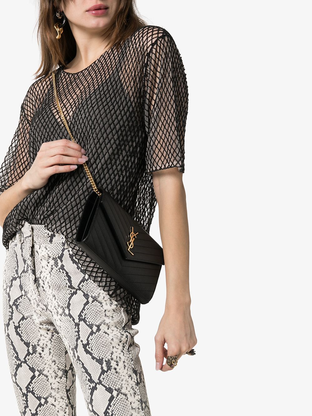 SAINT LAURENT 377828 BOW011000