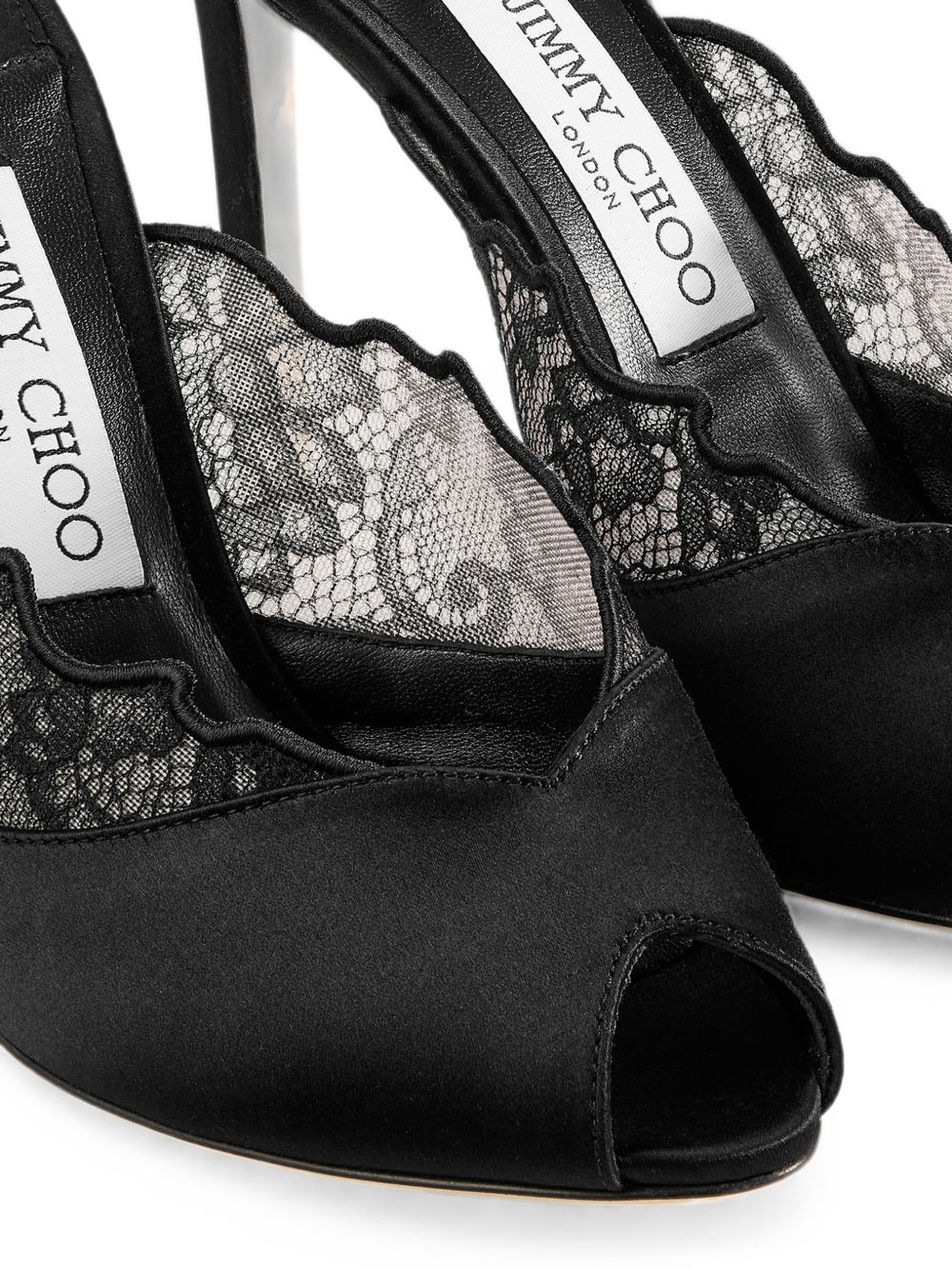 JIMMY CHOO BRIGITTEMULE100 WANBLACK/BLACK