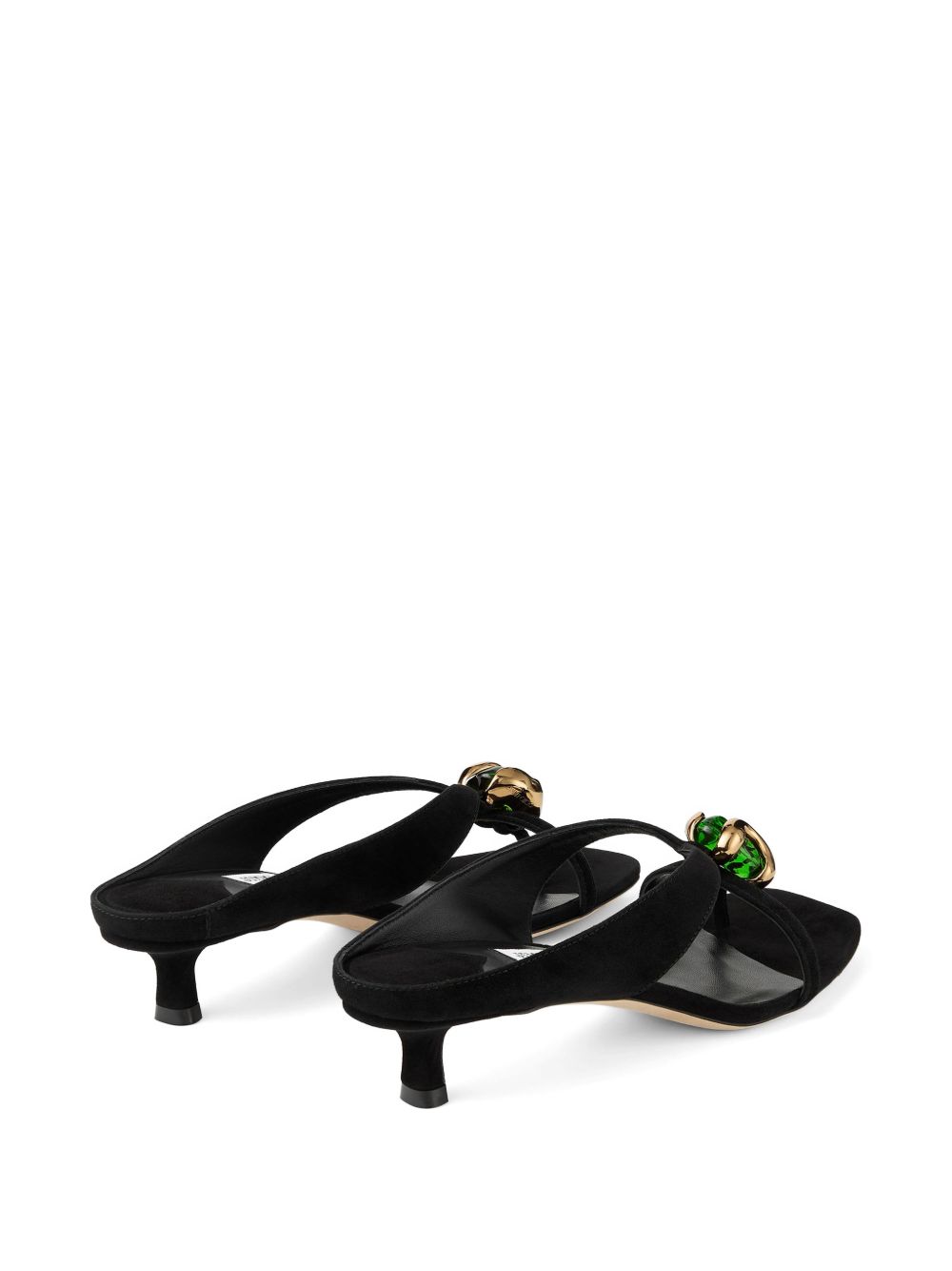 JIMMY CHOO EMERI/STONE35 BSBBLACK/CLOVER