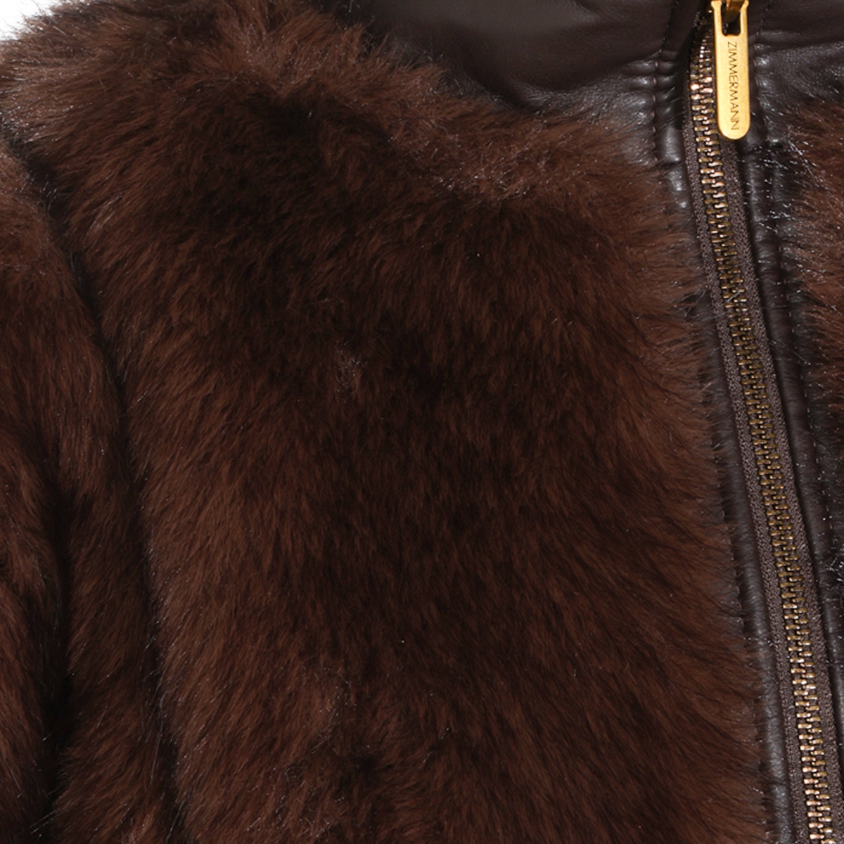 [Zimmermann] Fur Jacket FW26 1140JF261BRW