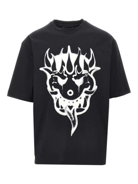 [Y3] T-shirts FW26 KQ8596.BLACK-BLACK