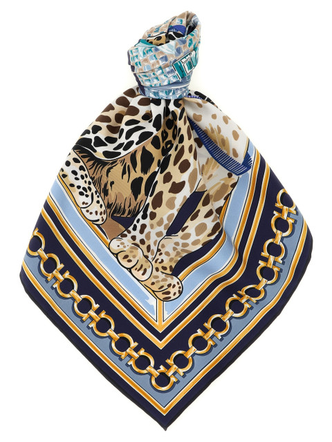 [Ferragamo] Scarf FW26 795094BLUE