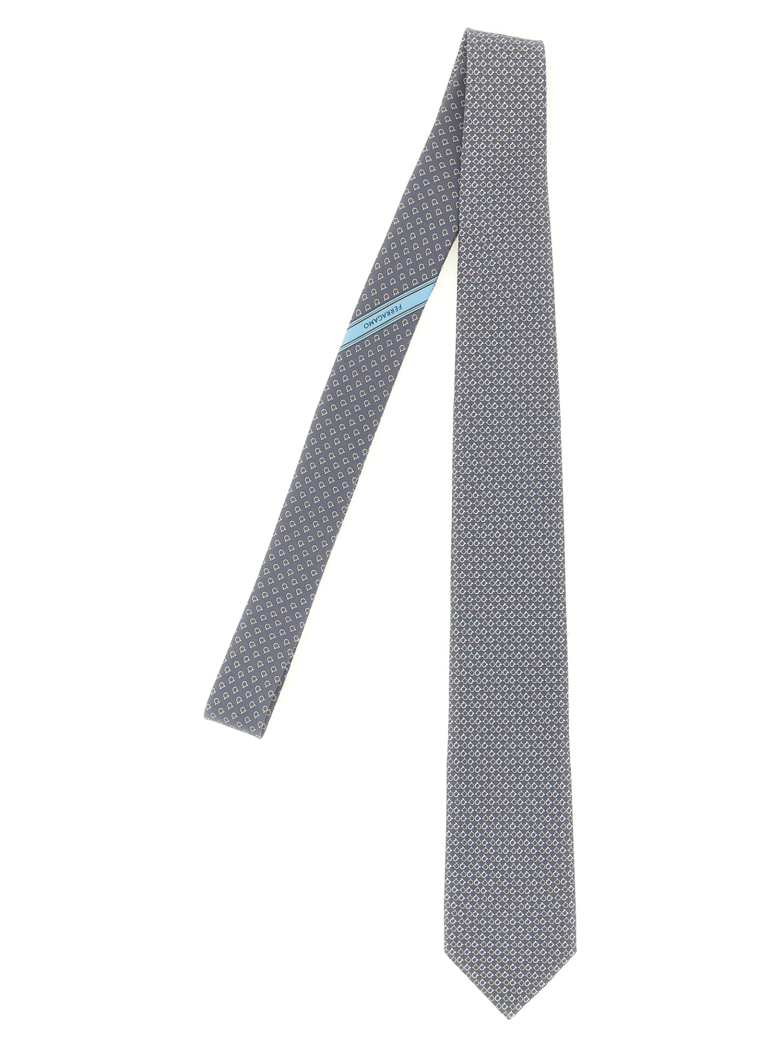 [Ferragamo] Tie FW26 794733FGRIGIO