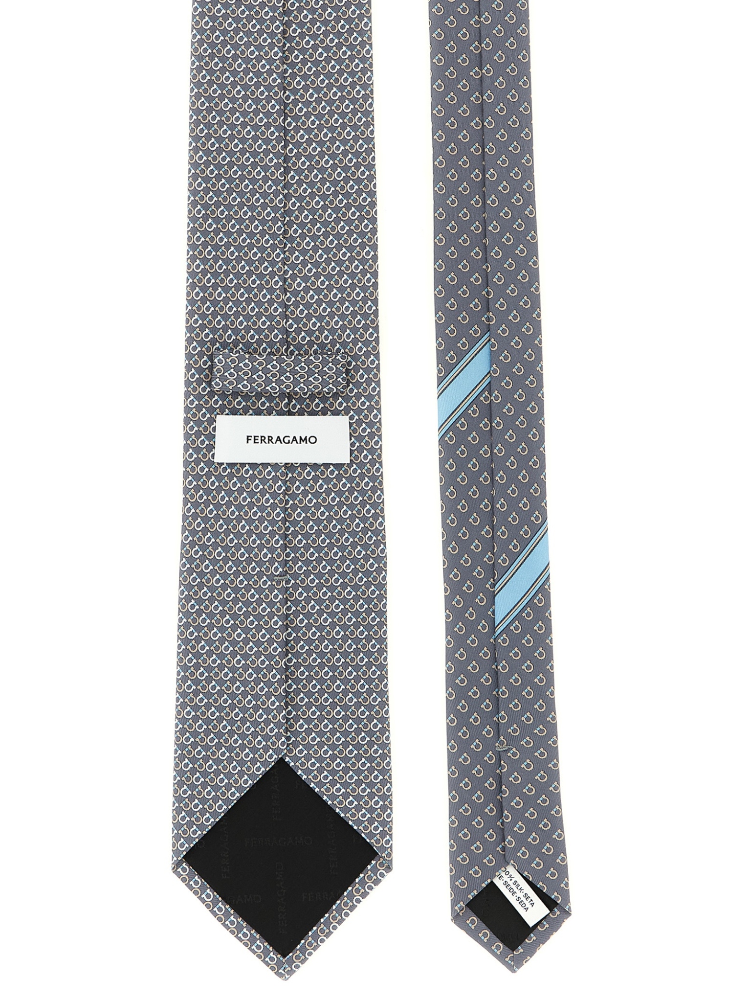 [Ferragamo] Tie FW26 794733FGRIGIO