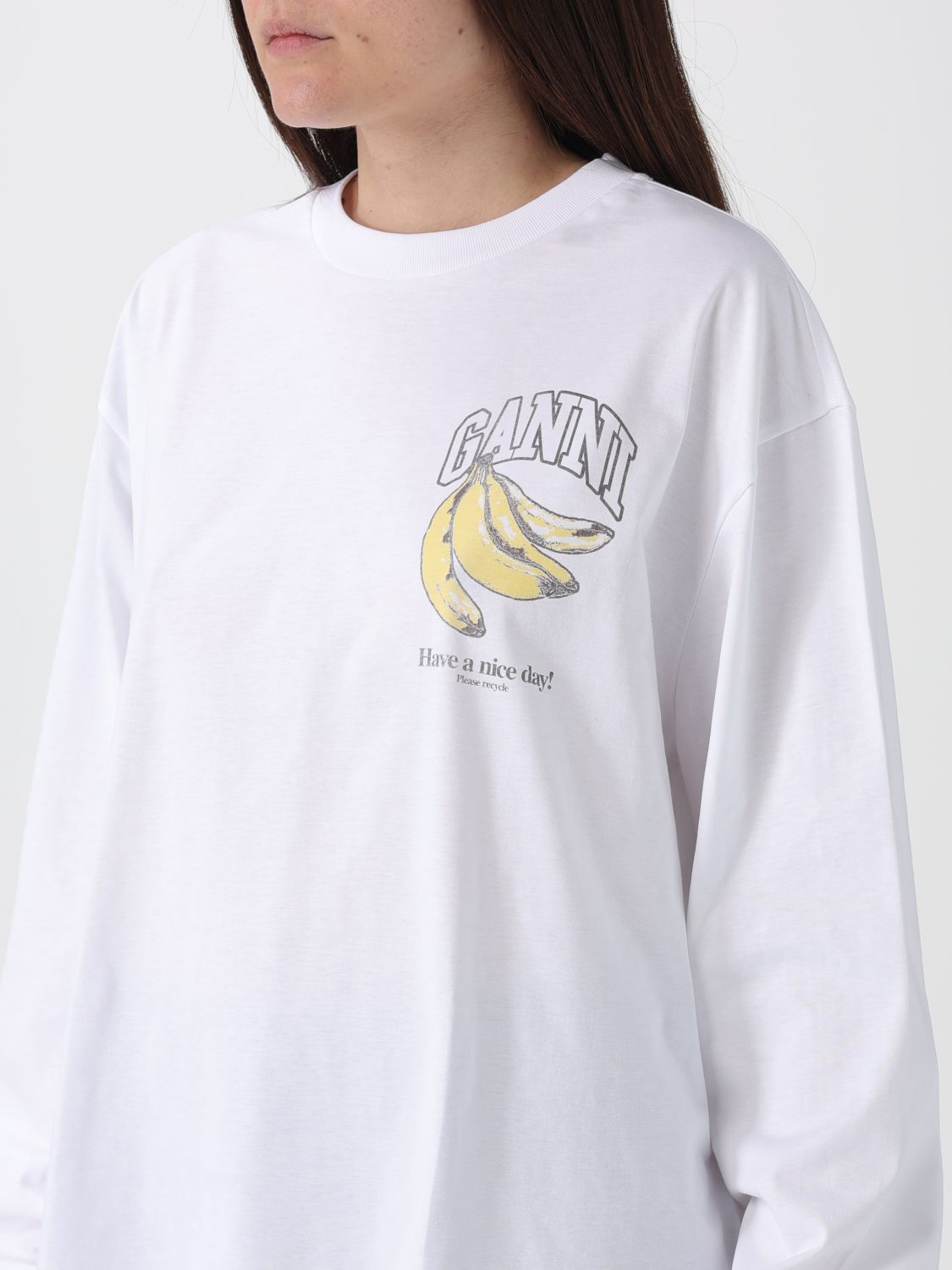 [GANNI] T-shirts Long Sleeve SS26 A1050059 151