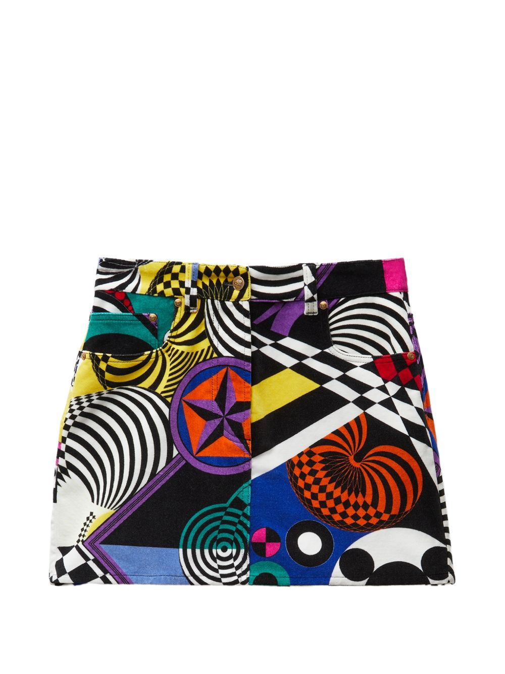 [Versace] Midi skirt FW26 1026762 1A19164 1D070