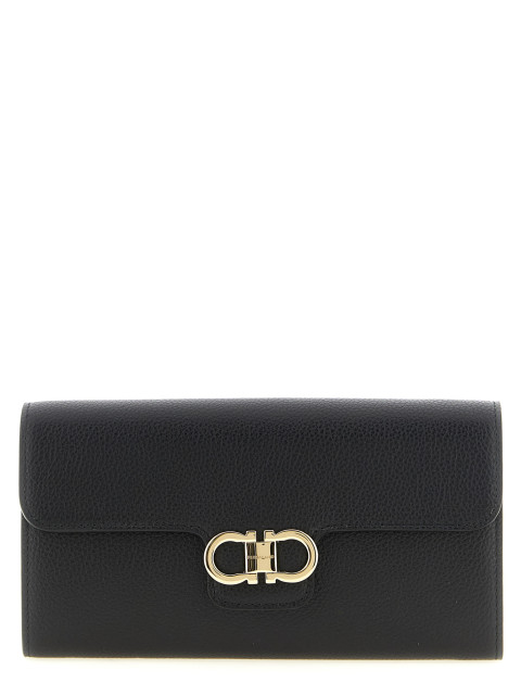[Ferragamo] Wallet FW26 785769NERO