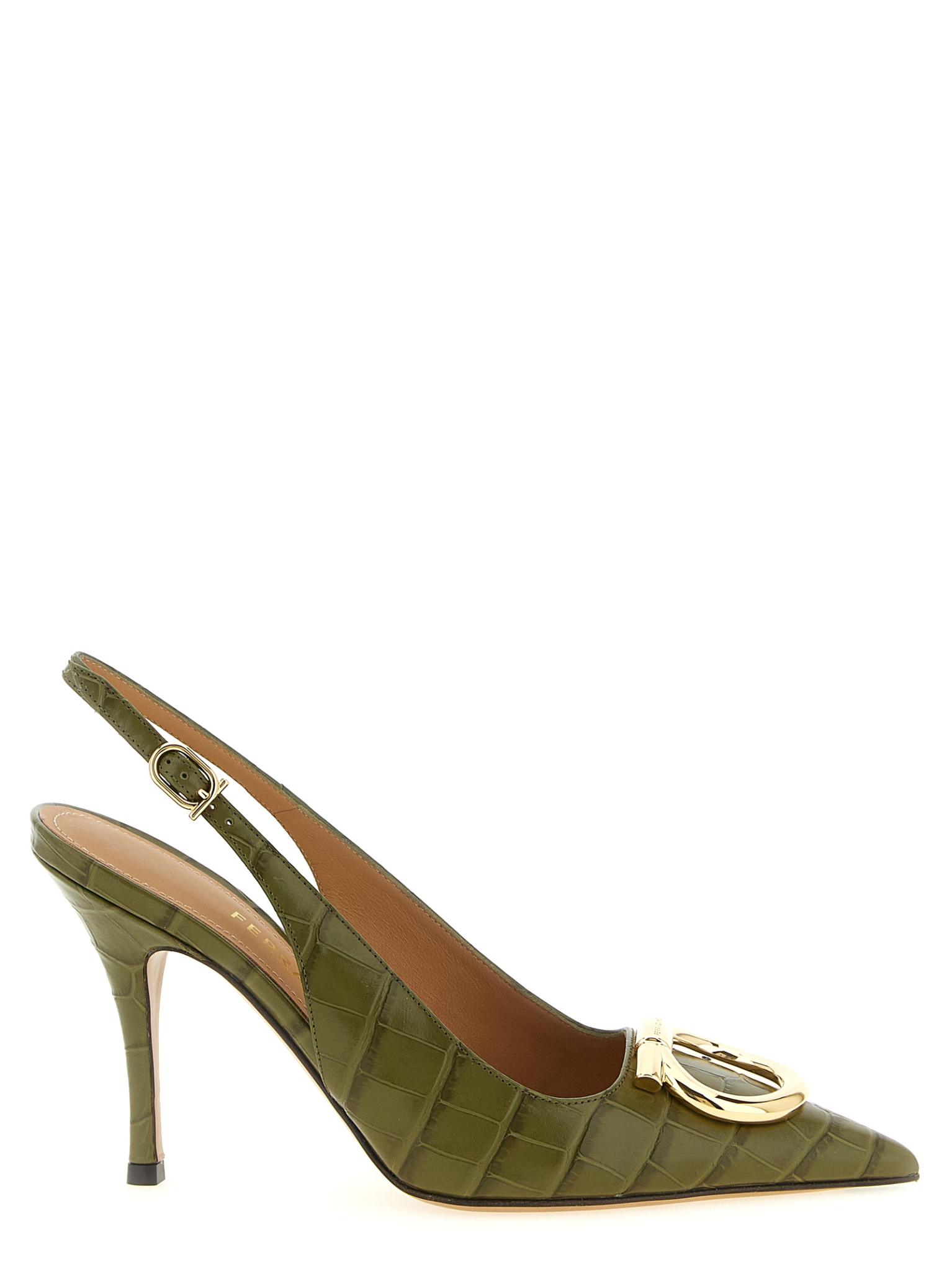 [Ferragamo] Pumps FW26 794993NEWOLIVE