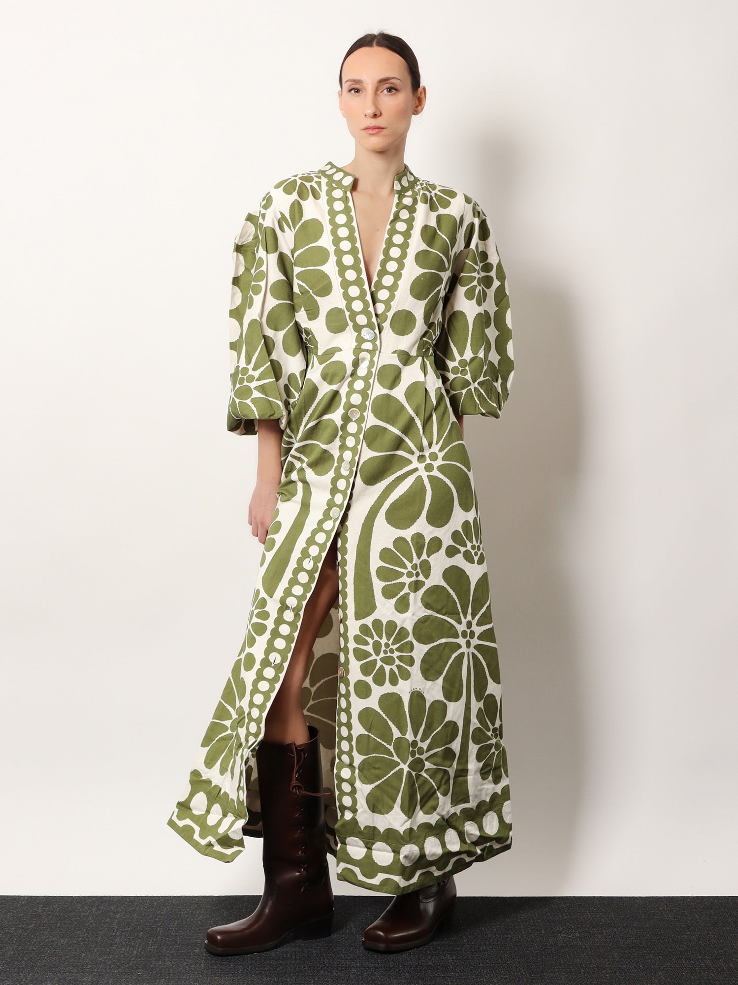 [Farm Rio] Long sleeve dress SS26 34460526083