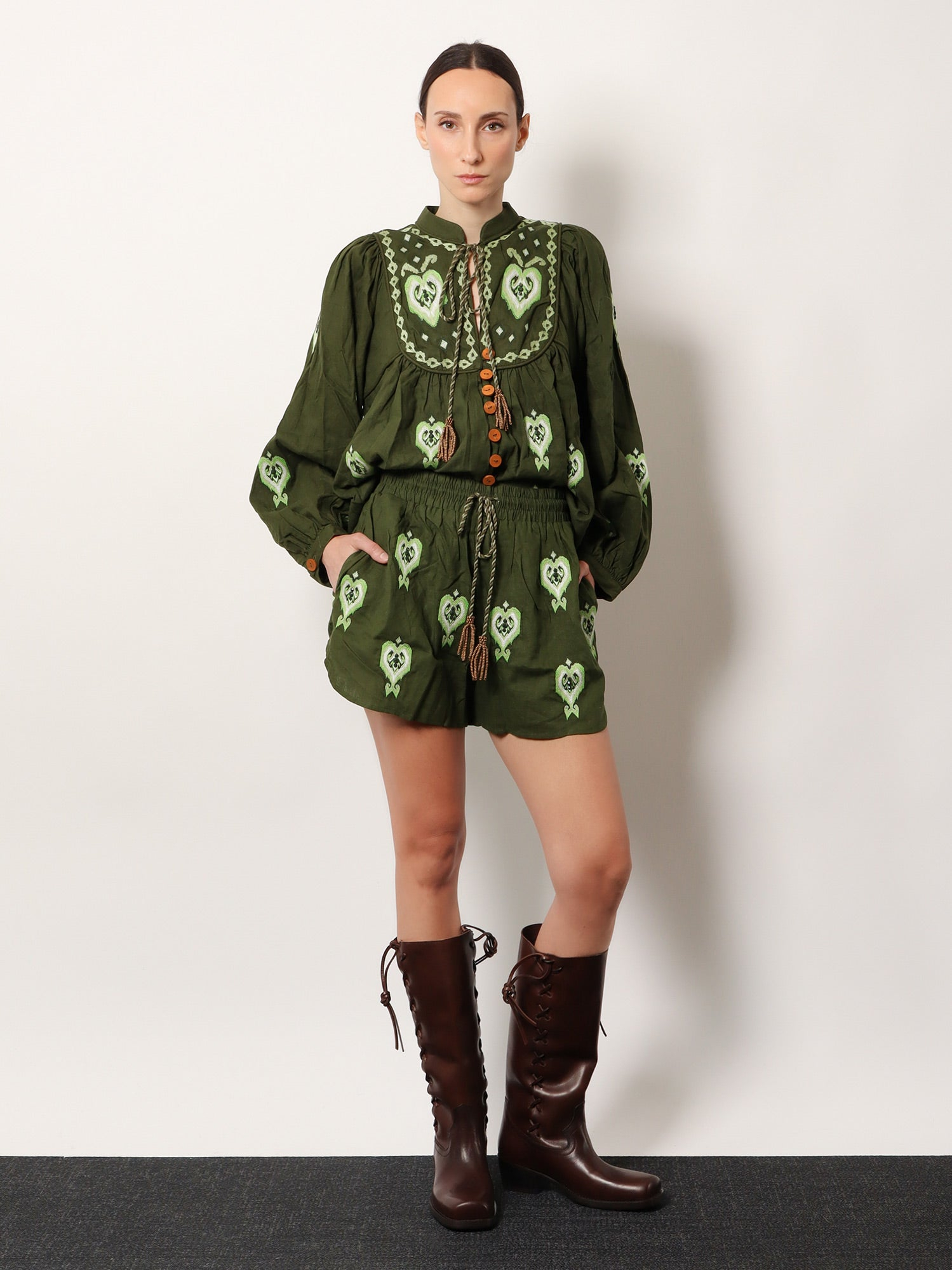 [Farm Rio] Shirts Long Sleeve SS26 344172L0013