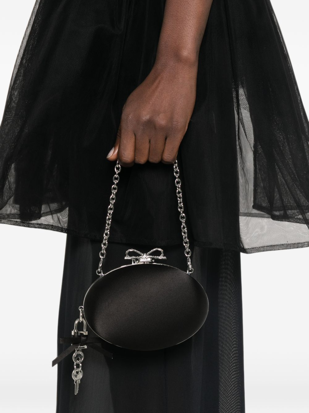 [Self - portrait] Clutch bag FW26 PF26-322B-BBLACK