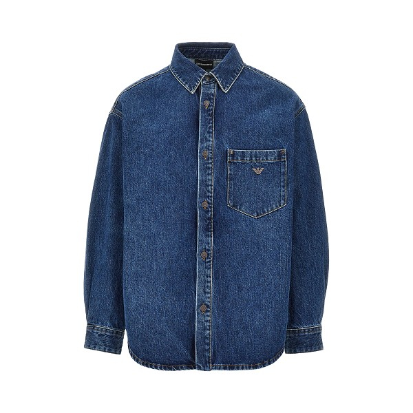 [Emporio Armani] Shirts FW26 EM007105AF17805MB002-MB002