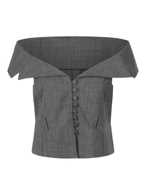 [GANNI] Vest SS26 A1020081252