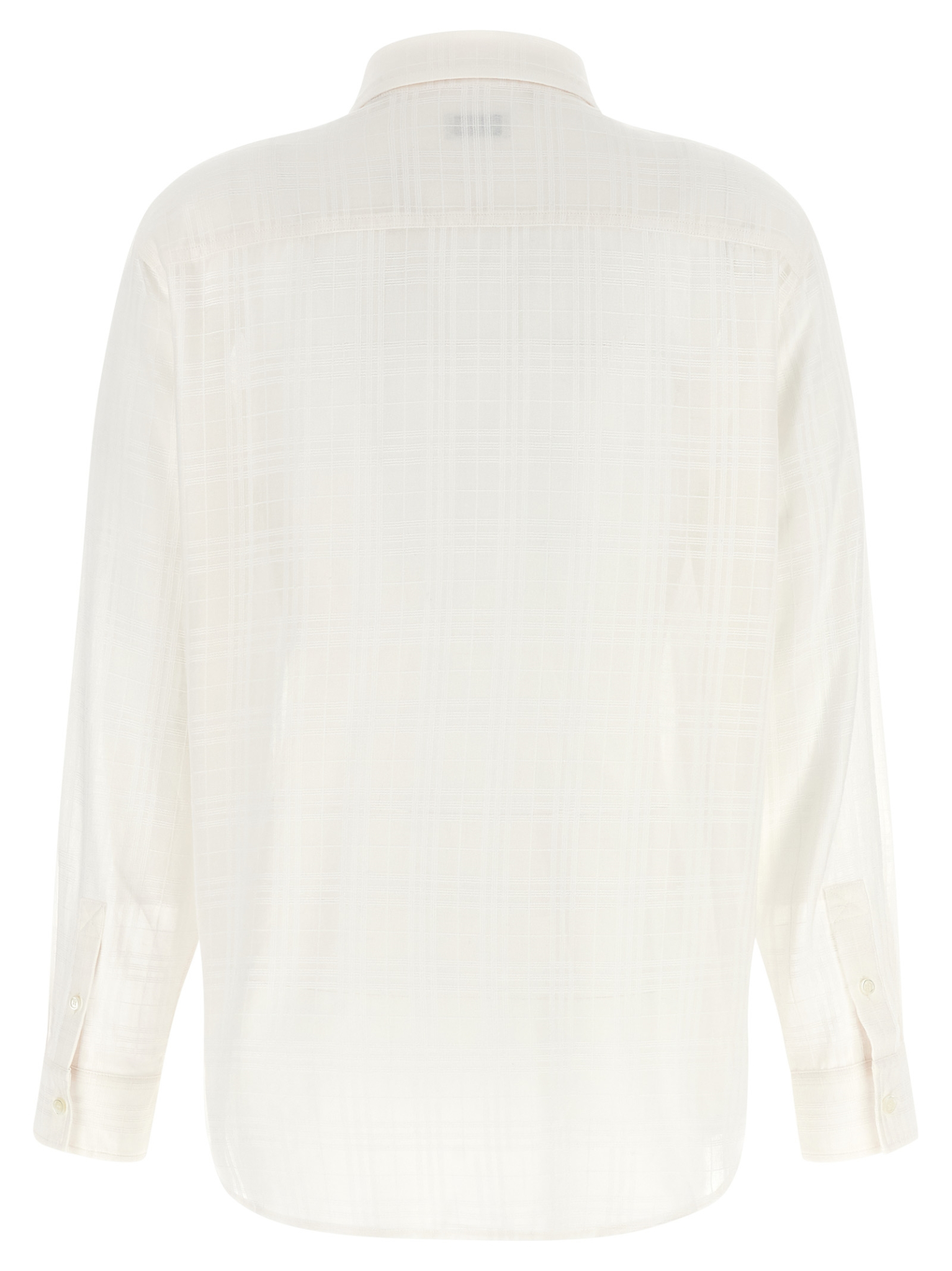 [Burberry] Shirts Long Sleeve FW26 8128113CHALKWHITEIPCHECK
