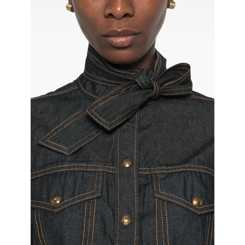 [Zimmermann] Shirts Long Sleeve FW26 9487TF26R  OBLUE