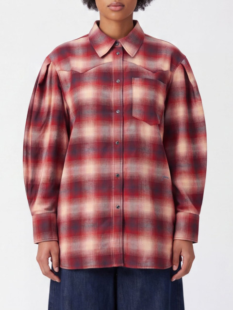 [GANNI] Shirts Long Sleeve FW26 A1040415 266