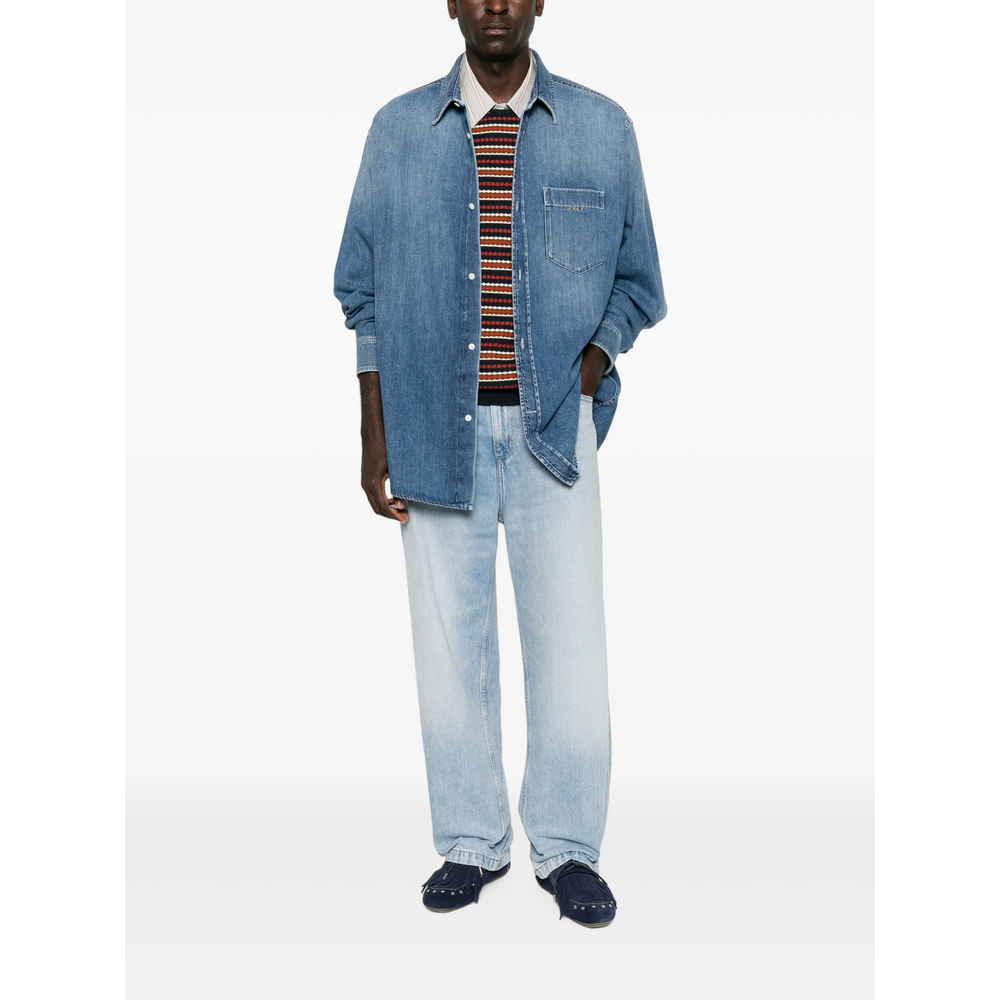 [Marni] Shirts Long Sleeve FW26 USCZ43 CUJU0396A0 00B60