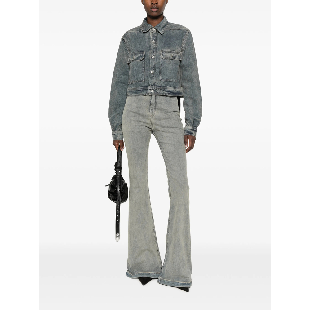 [RICK OWENS DRKSHDW] Denim Jacket FW26 DS02F6702 DMI 56