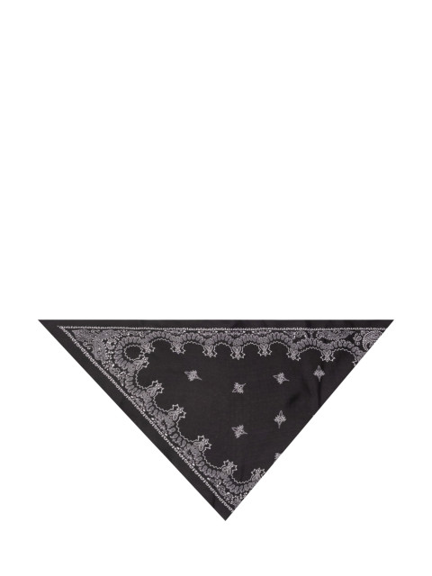 [Destin] Scarf FW26 TRIANGLEBANDANA BLACK