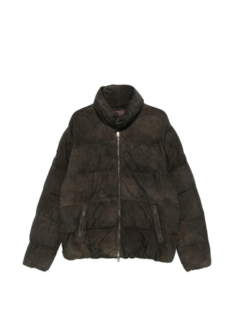 [Giorgio Brato] Leather Jacket FW26 GU27F01070GOAK  LAVAG
