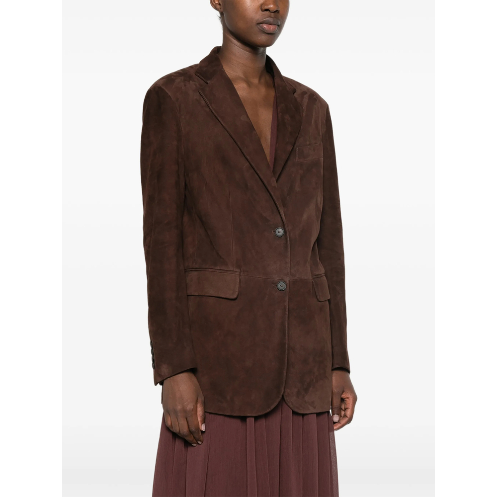 [TAGLIATORE] Leather Jacket FW26 CHI26-01 CILIAN BROWN