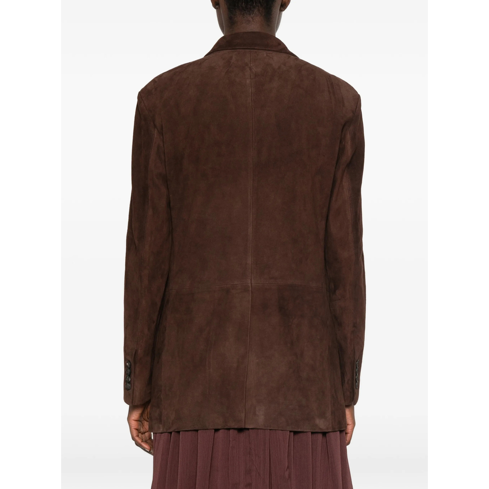[TAGLIATORE] Leather Jacket FW26 CHI26-01 CILIAN BROWN