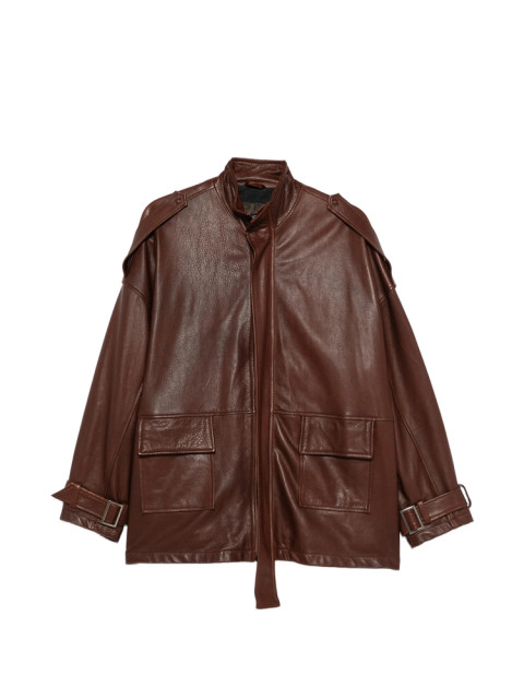 [Giorgio Brato] Leather Jacket FW26 GD27F23096MGA  BRAND