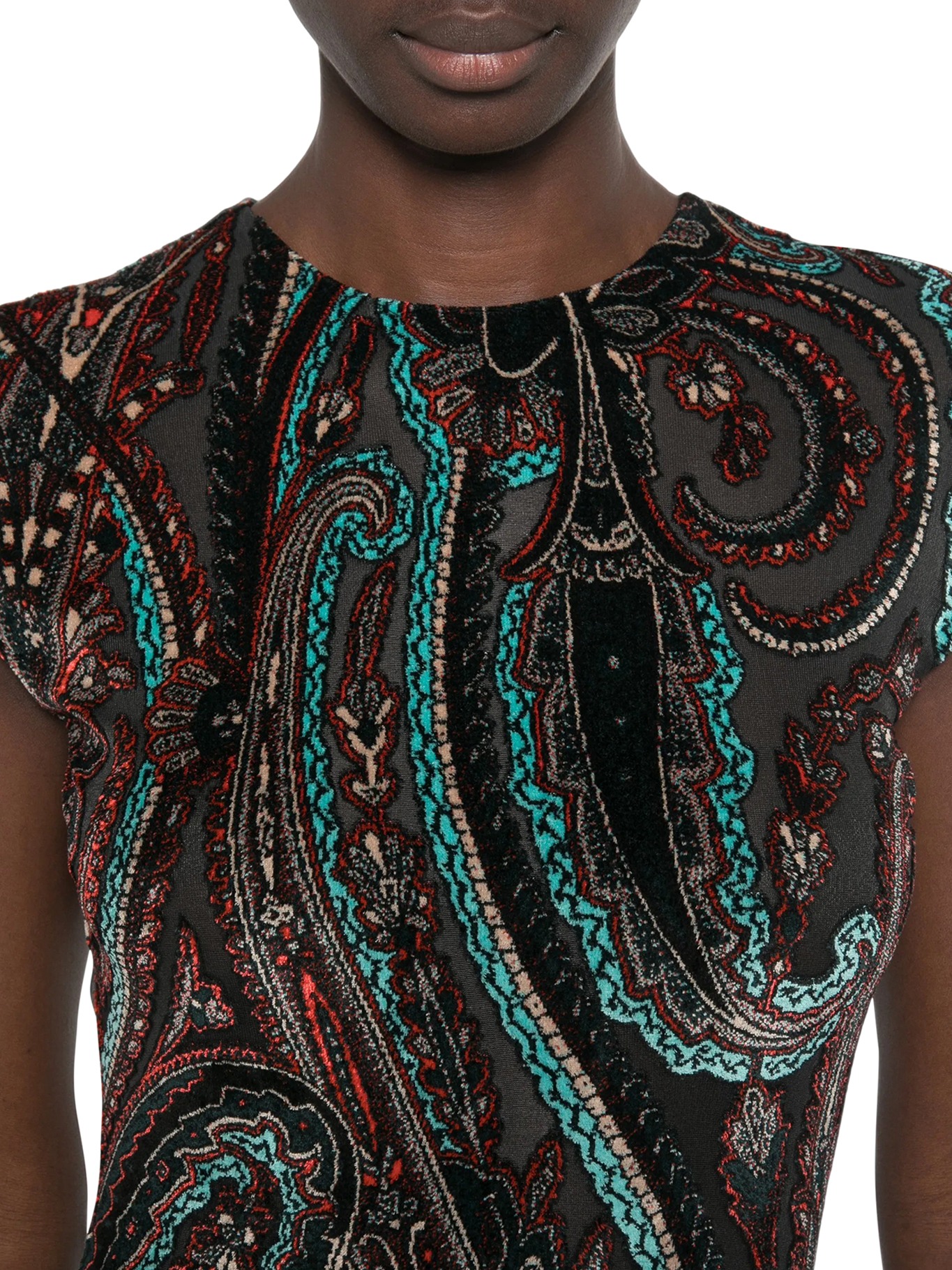 [Etro] Sleeveless dress FW26 WRHA078199JJD1AS9830 MULTI