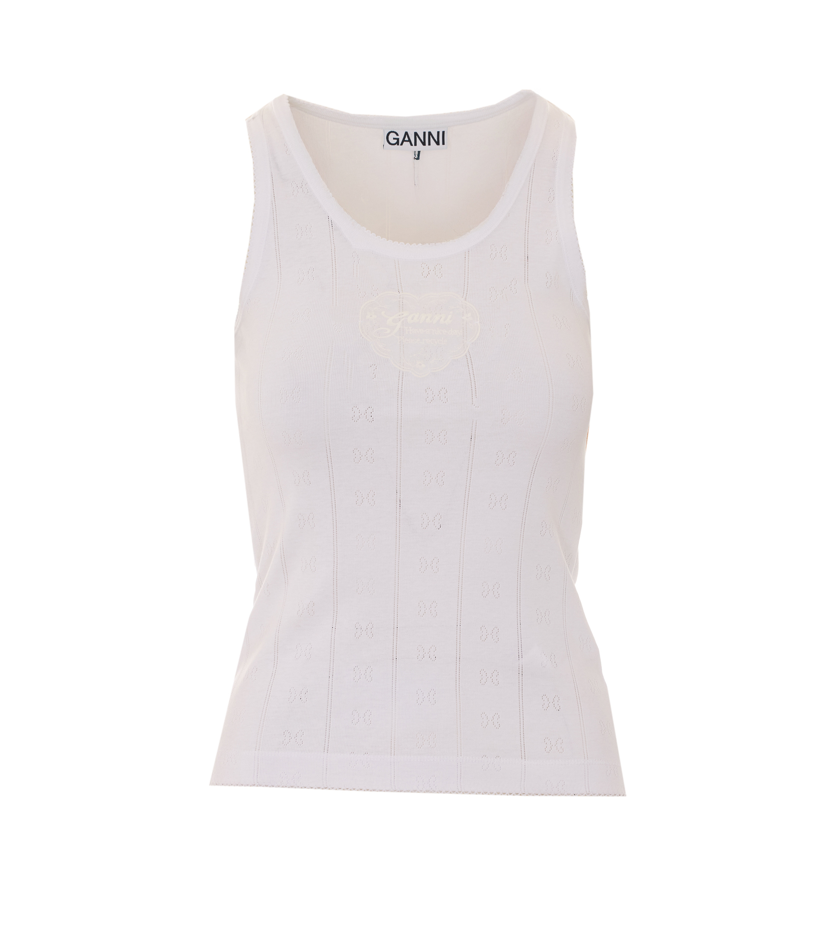 [GANNI] Tank top FW26 A1040450 151