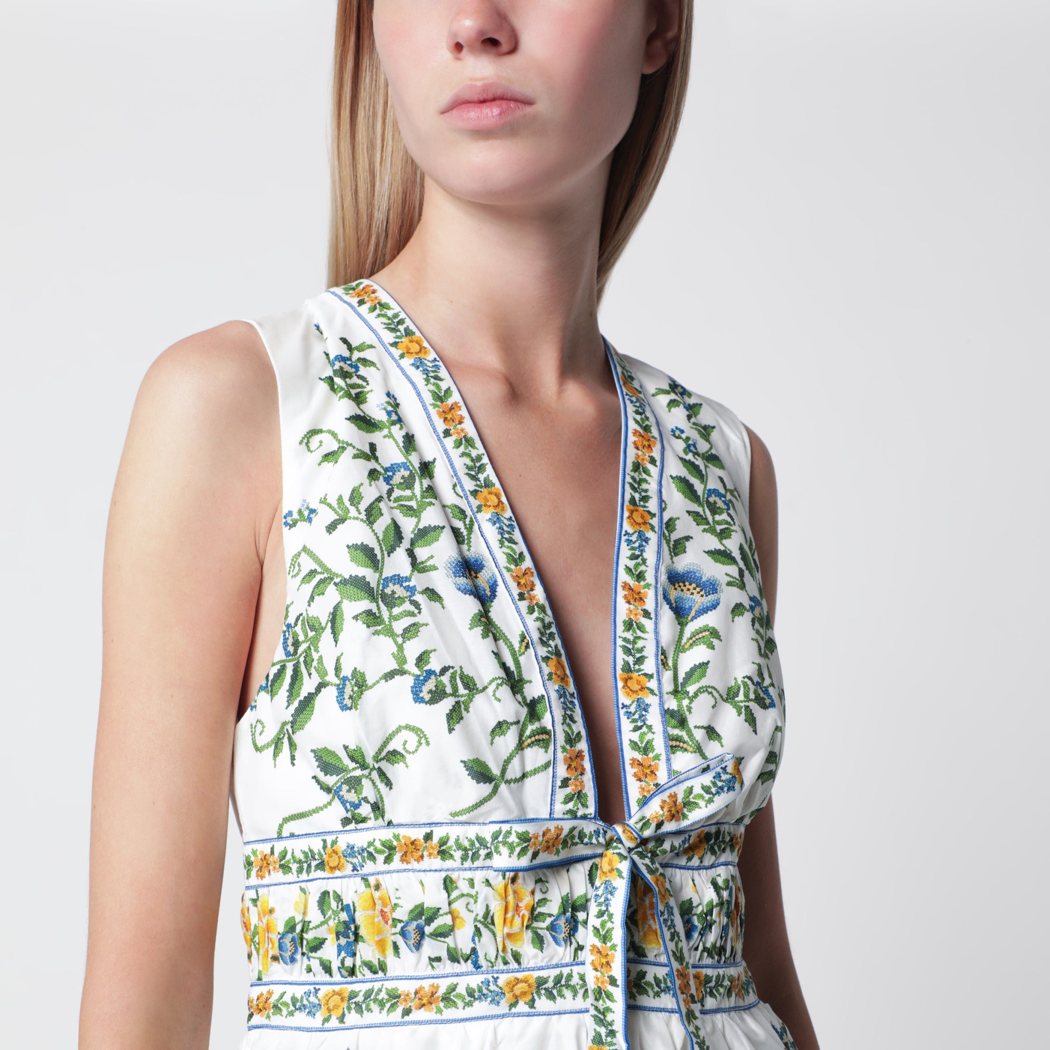 [Farm Rio] Sleeveless dress FW26 355470CO