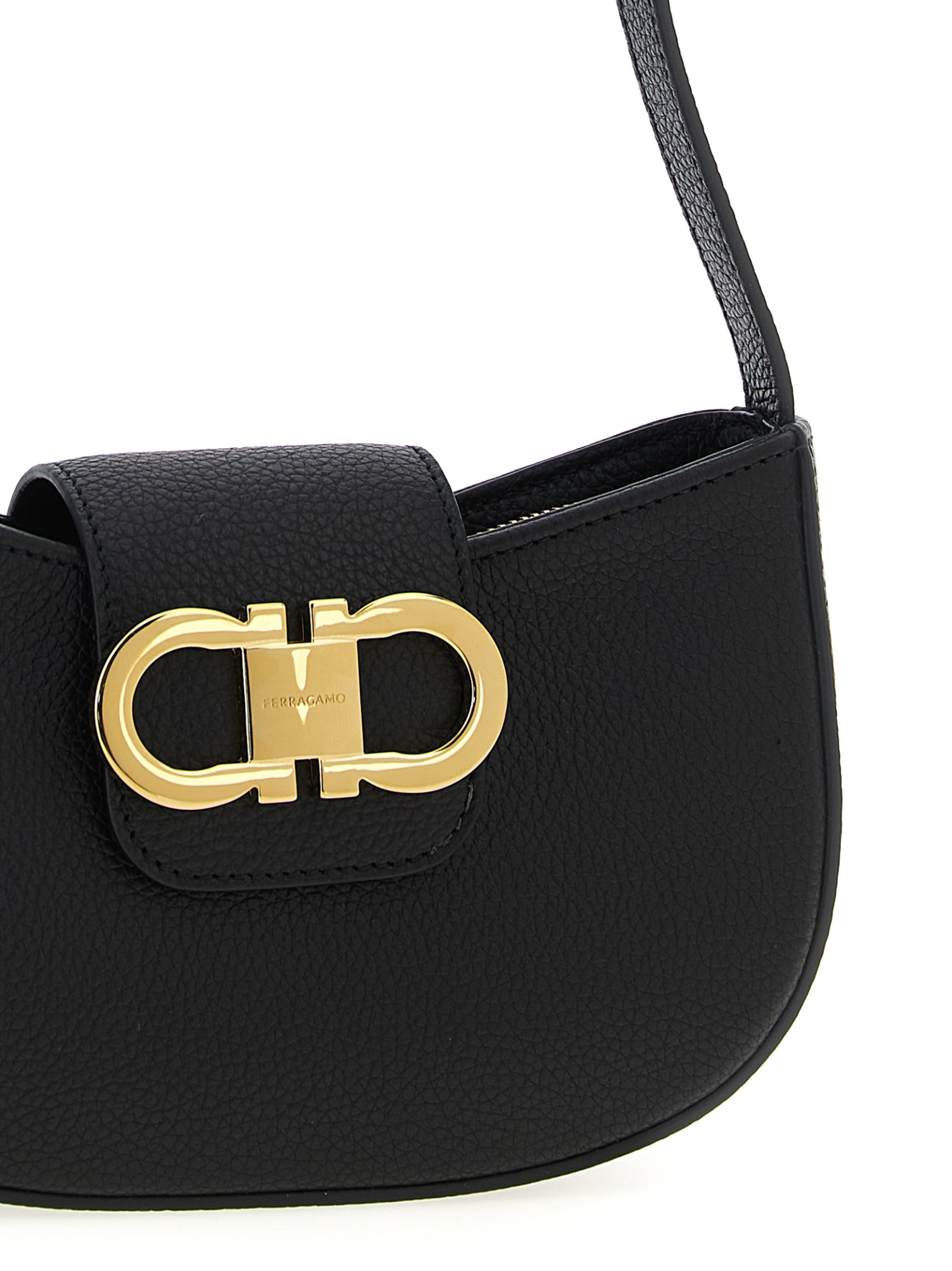 [Ferragamo] Shoulder bag FW26 785940NEROFLAMERED
