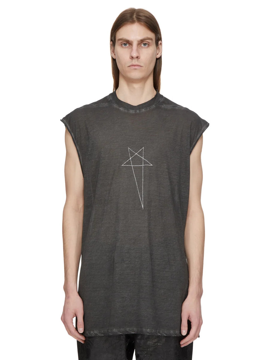 [RICK OWENS DRKSHDW] T-shirts Sleeveless FW26 DU02F6167BHDEP413918
