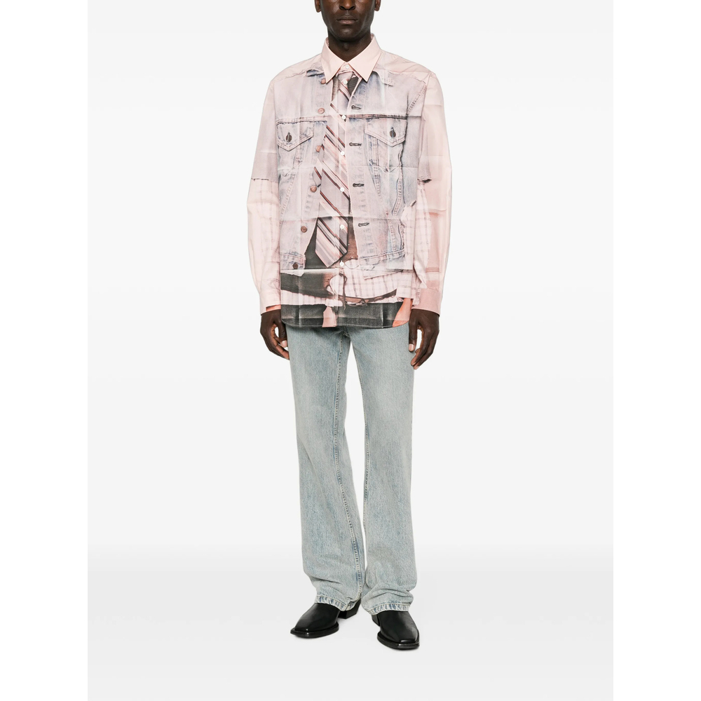 [Acne Studios] Shirts Long Sleeve FW26 BB0711  PINK