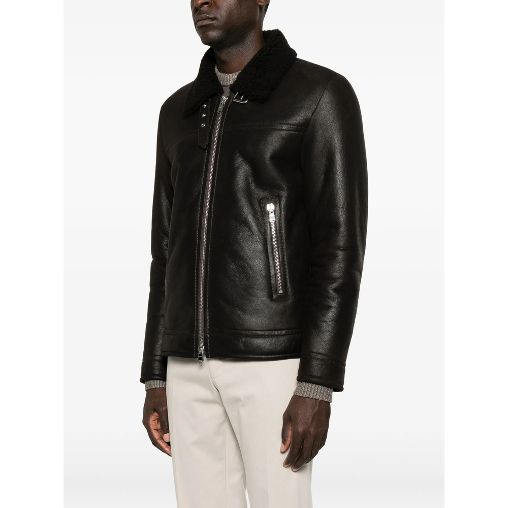 [Dondup] Leather Jacket FW26 JU026 XXX 737