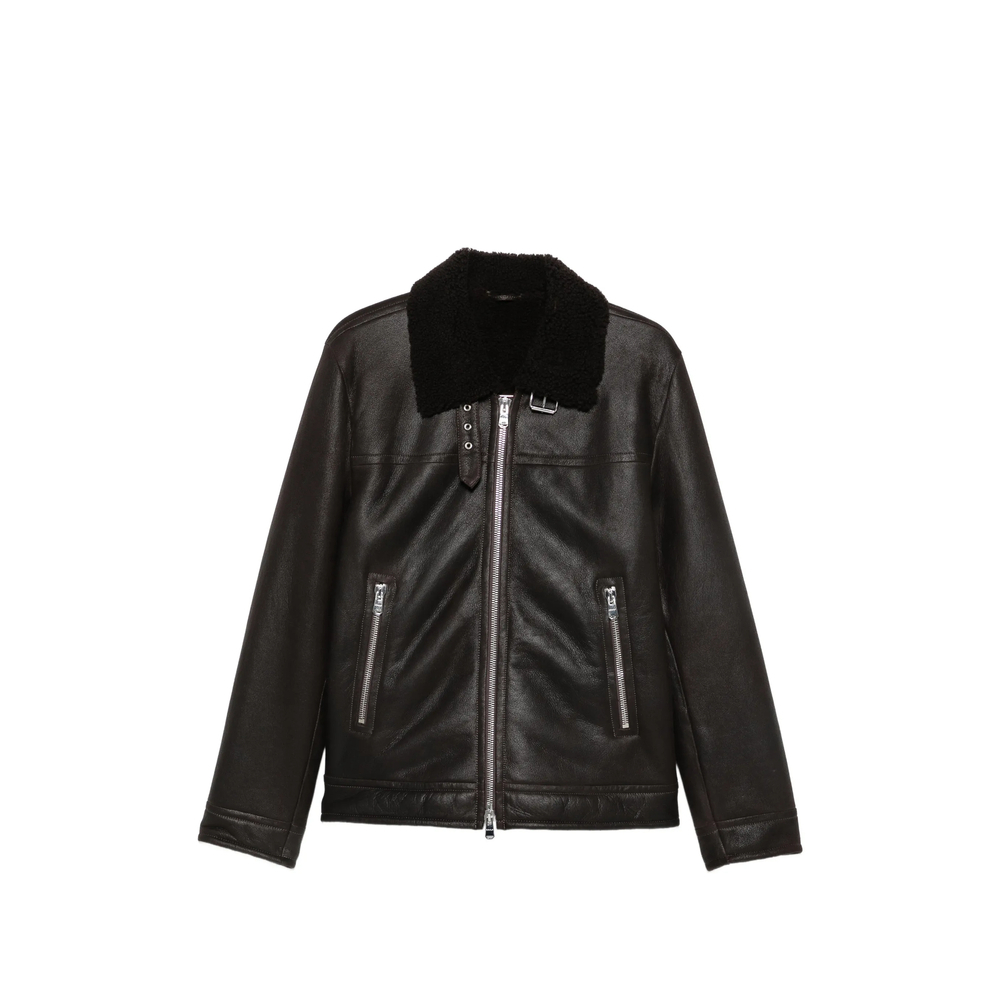 [Dondup] Leather Jacket FW26 JU026 XXX 737