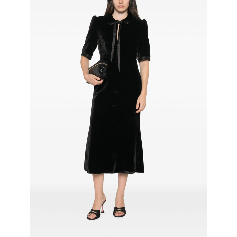 [De Santis] Short sleeve dress FW26 AB189  NERO