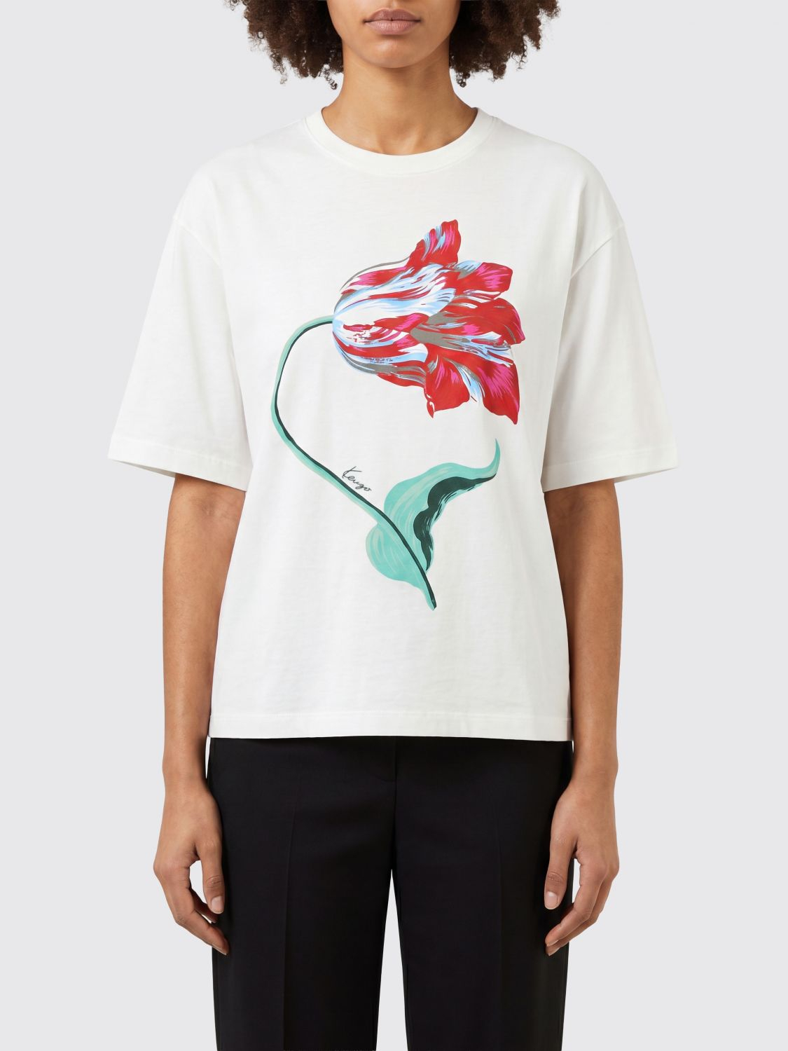 [Kenzo] T-shirts Short Sleeve FW26 FG62TS3624SG 02