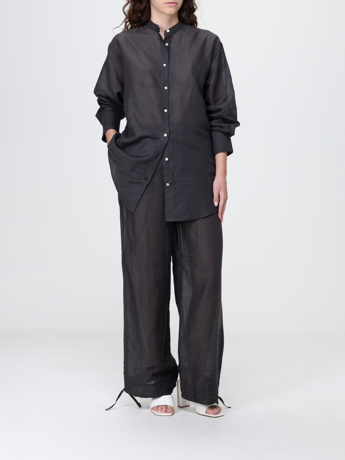 [120% LINO] Shirts Long Sleeve SS26 33BLIW1PLL000G494 700542