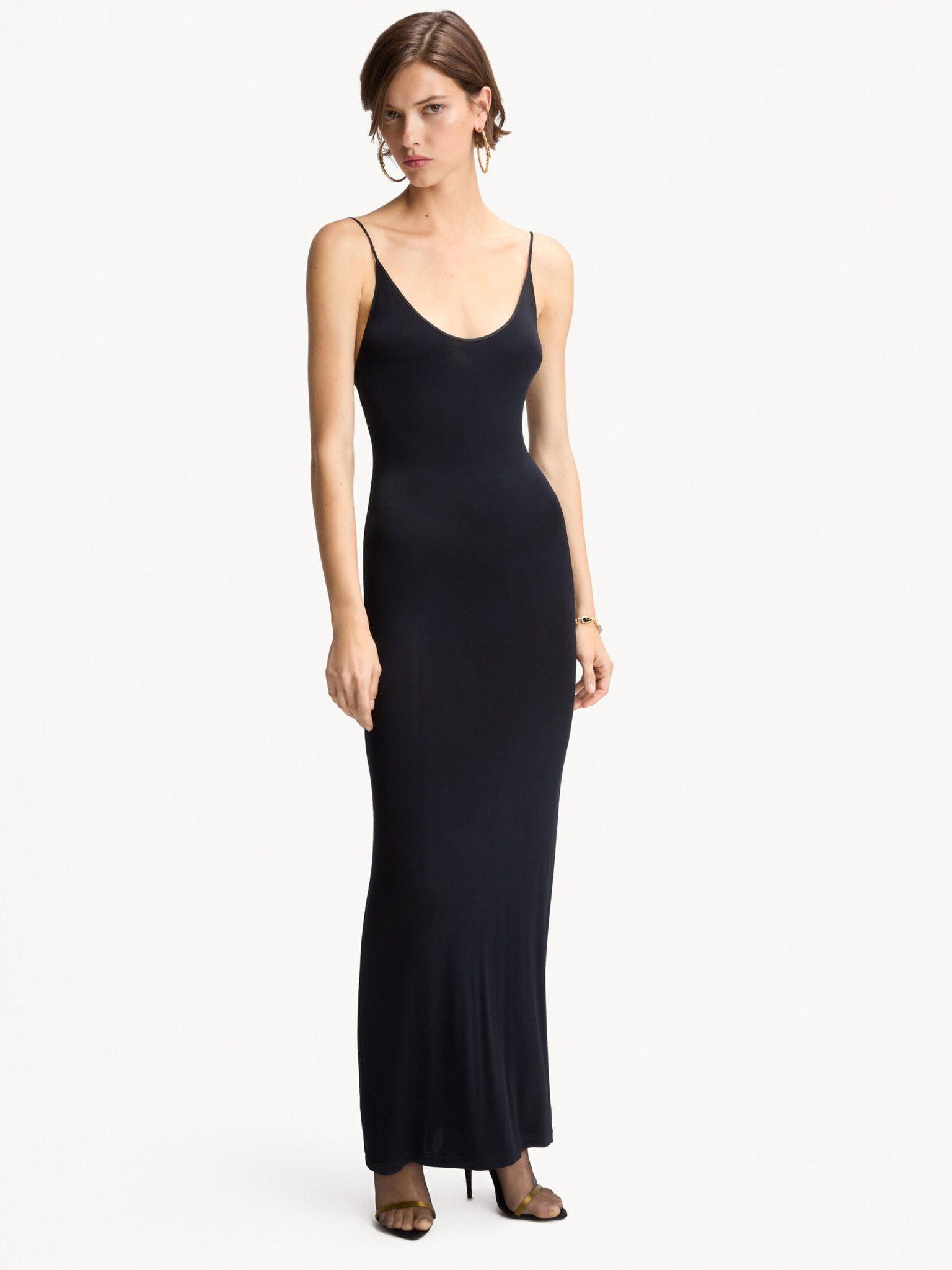 [Saint Laurent] Slip gown FW26 876792Y38DS1000