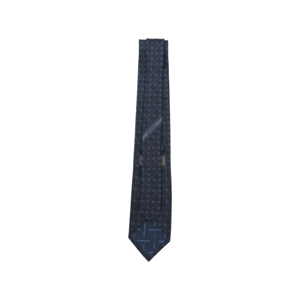 [Ferragamo] Tie FW26 351476 0797324 NAVY