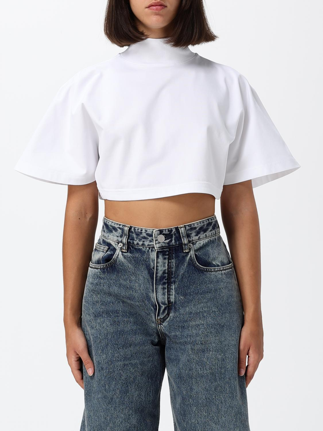 [Alaia] T-shirts Short Sleeve FW26 AA9H0455J103D 000