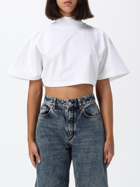 [Alaia] T-shirts Short Sleeve FW26 AA9H0455J103D 000