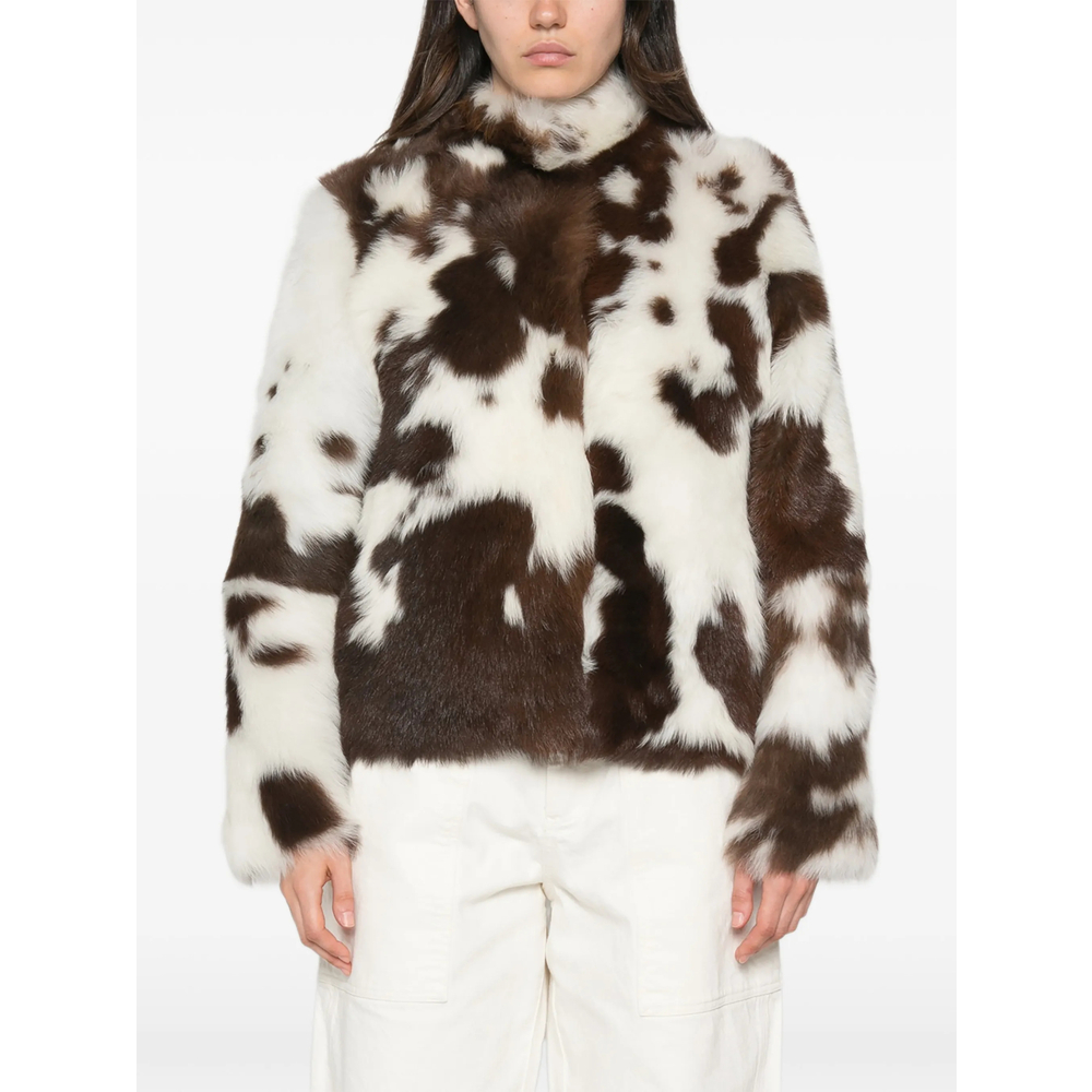 [SIMONETTA RAVIZZA] Leather Jacket FW26 F06JA371H41  SPWHI