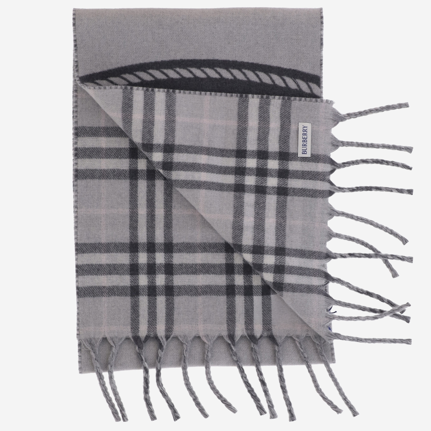 [Burberry] Scarf FW26 8130403MITTENGREY