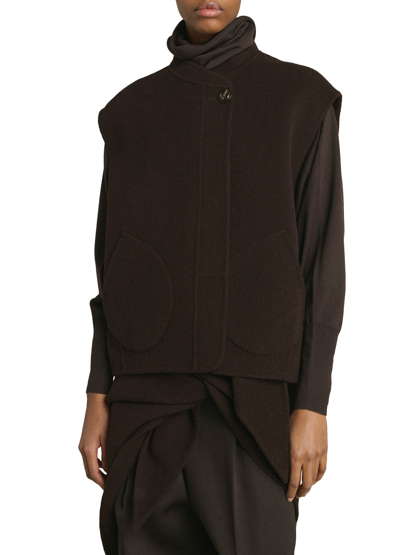 [Soeur] Jacket FW26 BLS1405ADELINEMAR0324S MARRON FONCE