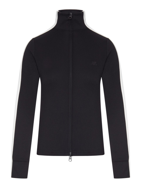 [Courreges] Track jacket FW26 326JTO541JS00029901 BLACK HERITAGE WHITE