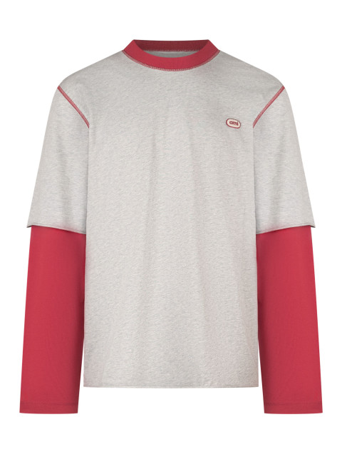 [AMI ALEXANDRE MATTIUSSI] T-shirts Long Sleeve FW26 HTS415JE0243 A266