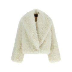 [B&B Couture] Fur Jacket FW26 CARRIEJACKETWHITE