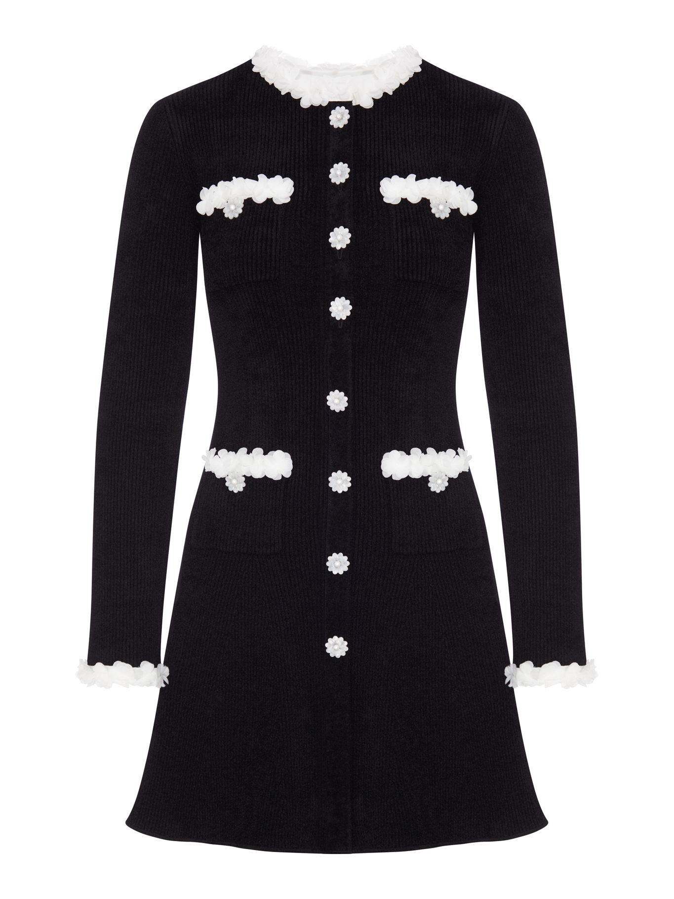[Self-portrait] Long sleeve dress FW26 AW26099SBBLACK